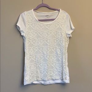 👚LOFT Lace Top